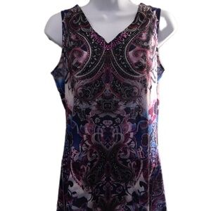 Northern Reflections Multicolor Paisley Tank Top